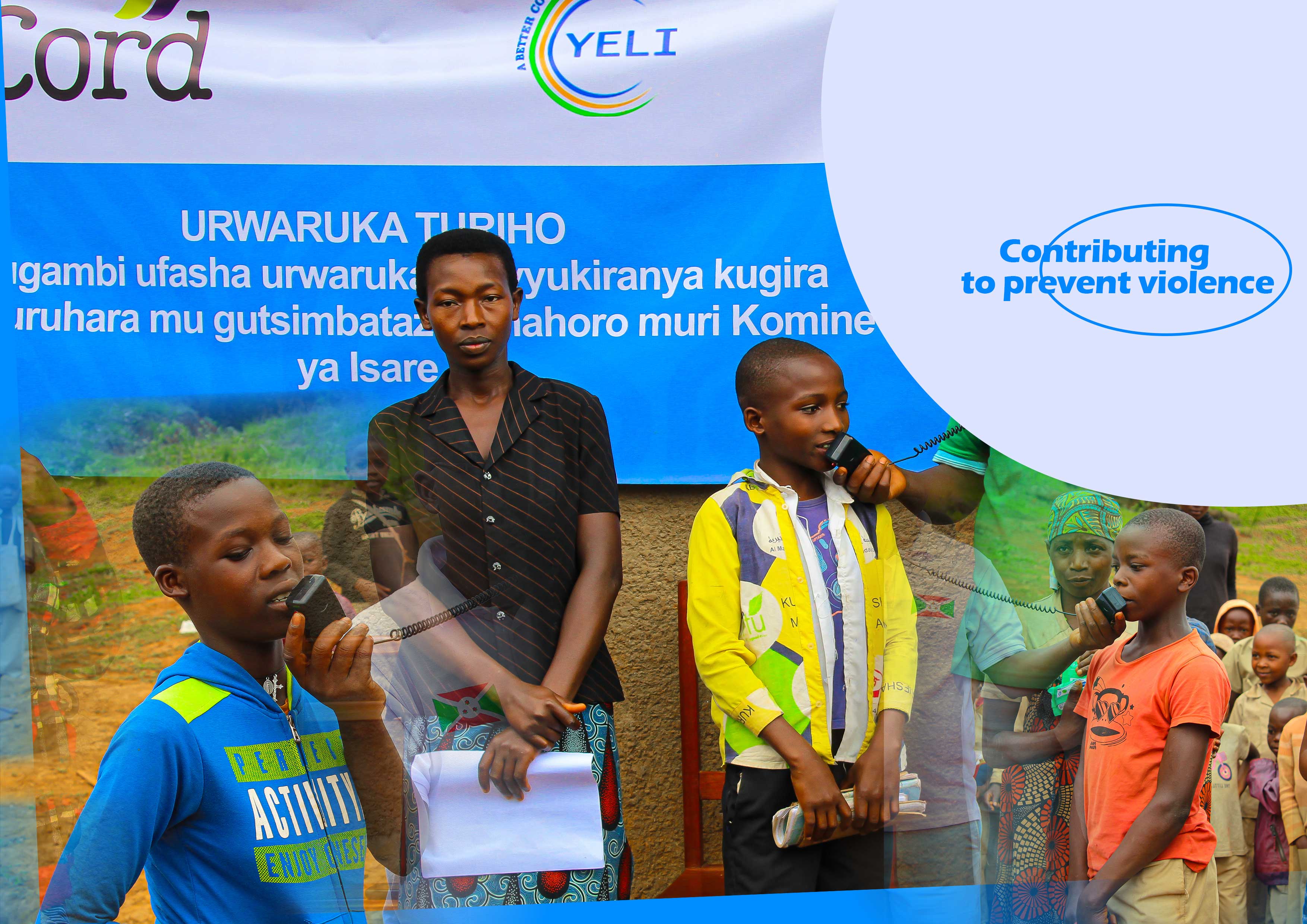 young people in Isare are contributing to prevent violence as we are nearing elections in 2025.