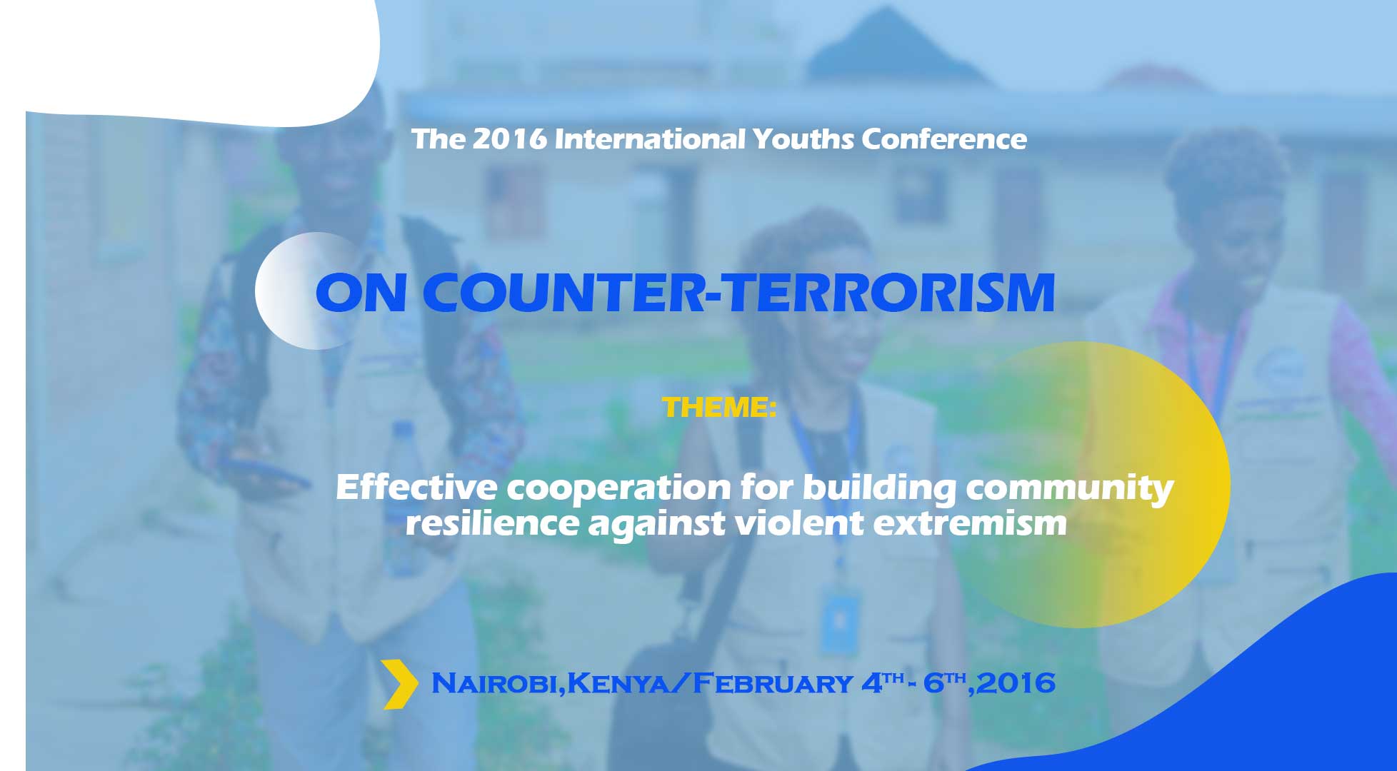 2016 International Youths Conference on Counter-Terrorism (IYCCT) , yeli bujumubura, burundi